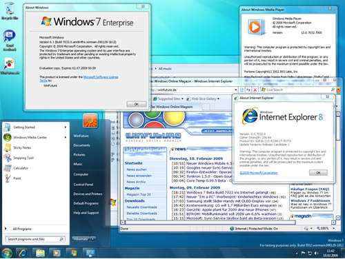90 gün kullanımlık Windows 7 Enterprise hazır