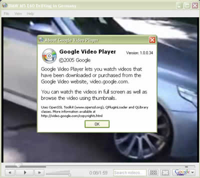Google Video Player