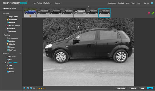 Adobe Photoshop Express – Çevrimiçi Photoshop