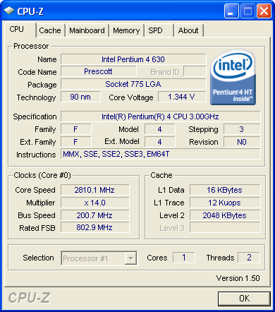 CPU-Z ile anakart, işlemci, bellek ve sistem bilgileri