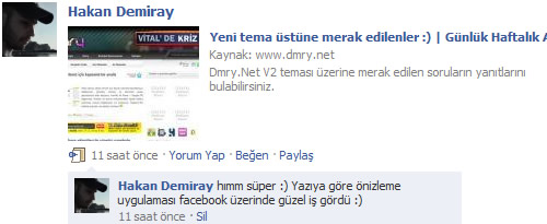 Facebook bağlantı paylaşımında sitenizin önizleme resmi