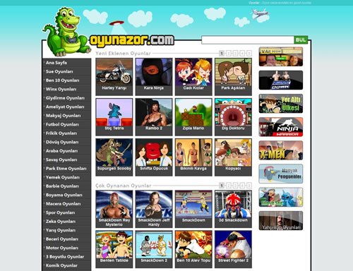 Farklı bir flash oyun sitesi: Oyunazor.com