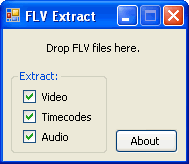 FLV film dosyasından ses ve videoyu ayırmak