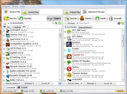 Google Android için Pc Suite Yazılımları