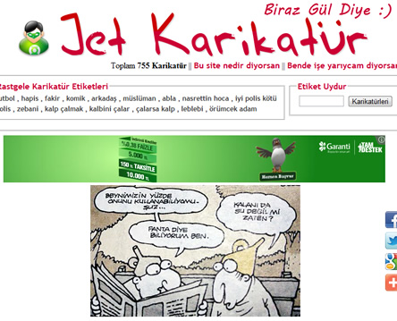 Jetkarikatur.com: Biraz Gül Diye