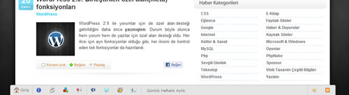 Jixedbar ile FaceBook Tarzı Durum-Araç Çubuğu