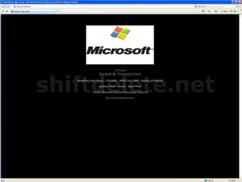 Microsoft web sitelerinden birini daha hacklediler :)