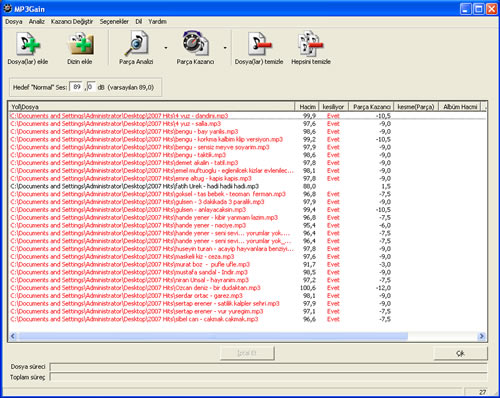 MP3Gain ile Mp3′lerin Sesini Arttırın