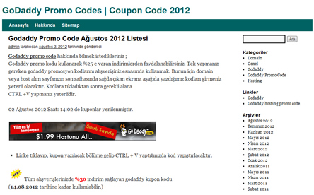 Promocode ile domain ve hosting kuponları