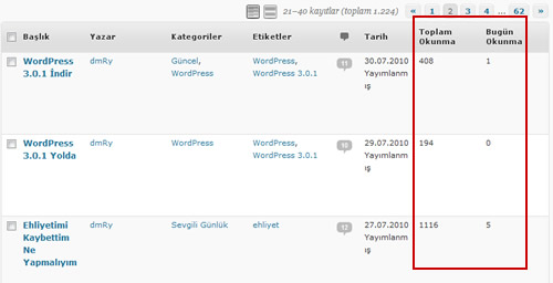Sayfa sayaç eklentisinde 2.4 az kaldı