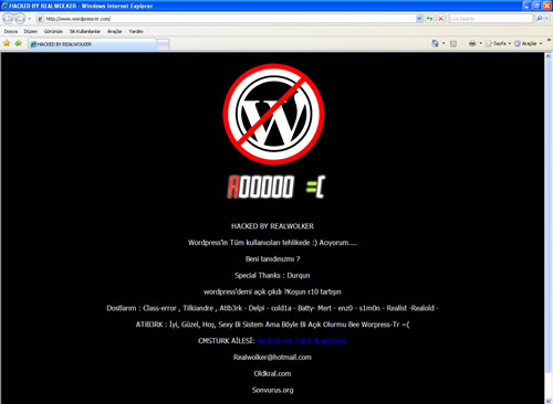 WordPress-tr.com Hacklendi