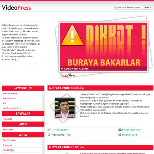 WordPress VideoPress Video Teması