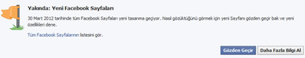 Yeni Facebook Sayfaları Tasarımına Nasıl Geçilir
